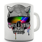 Neon Shades Skull Novelty Mug