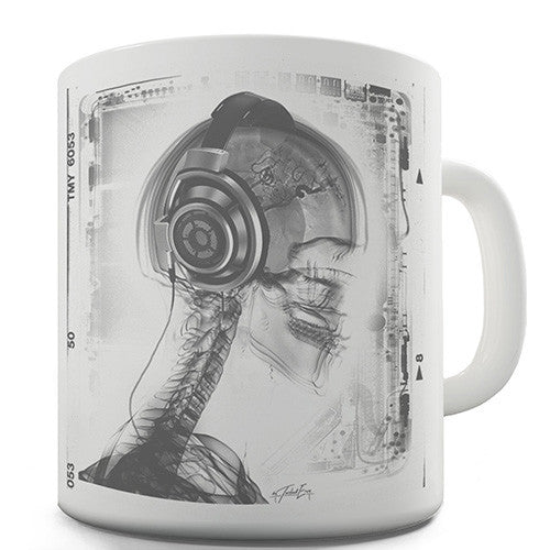 X-Ray Headphones Ceramic Mug