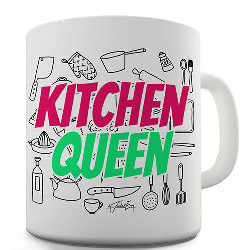 Kitchen Queen Novelty Mug