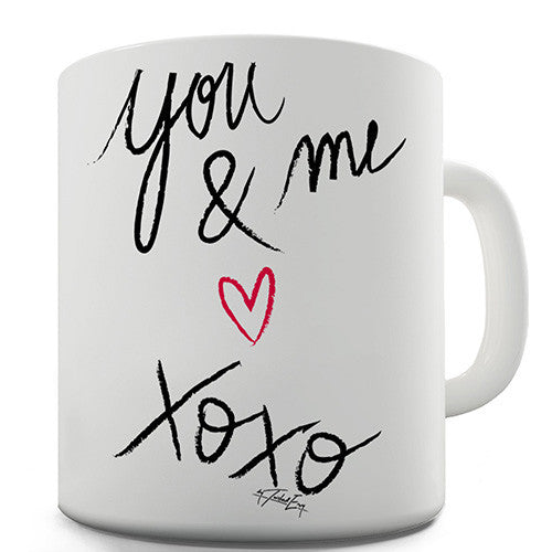 You & Me XOXO Novelty Mug