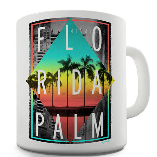 Florida Palm Ceramic Mug