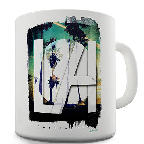 LA California Palm Trees Funny Mug