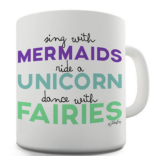 Sing With Mermaids Ceramic Mug