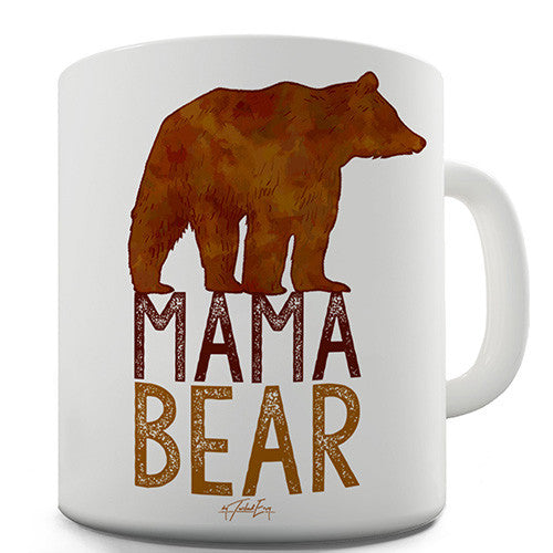 Mama Bear Silhouette Novelty Mug
