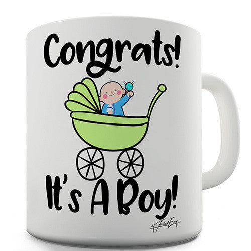 Congrats It's A Boy! Ceramic Mug