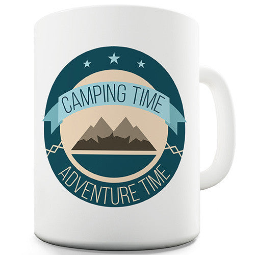 Camping Time Adventure Time Ceramic Mug