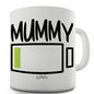 Mummy Low Battery Funny Mug