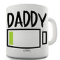 Daddy Low Battery Novelty Mug