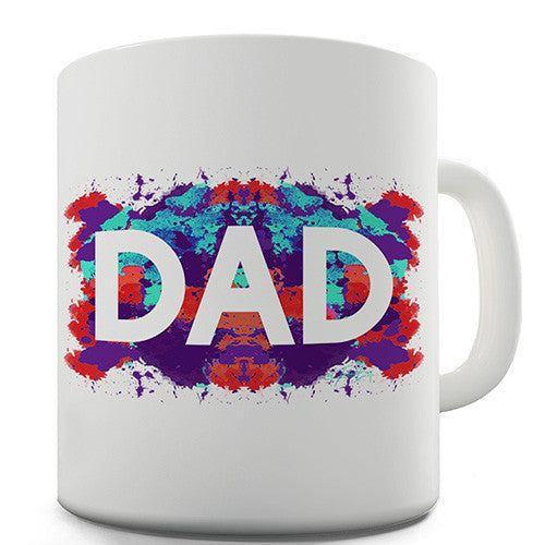 Dad Finger Paint Funny Mug