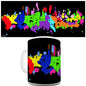 Paint splat City Buildings Funny Mug