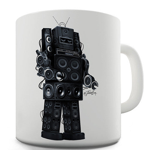 Robot Speakers Novelty Mug