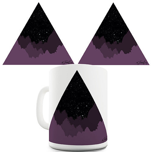 Triangle Landscape Ceramic Mug