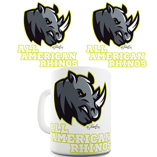 All American Rhino Novelty Mug