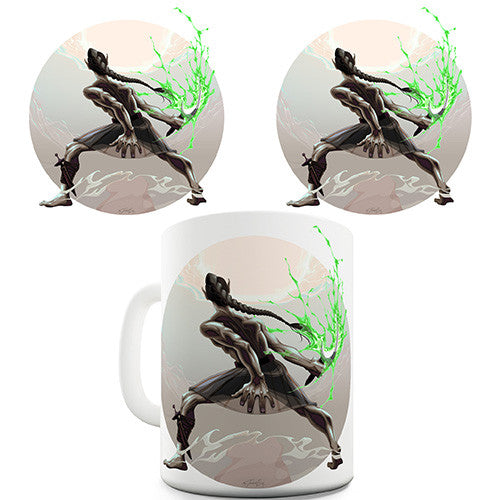 Elf Enchanted Sword Fantasy Funny Mug