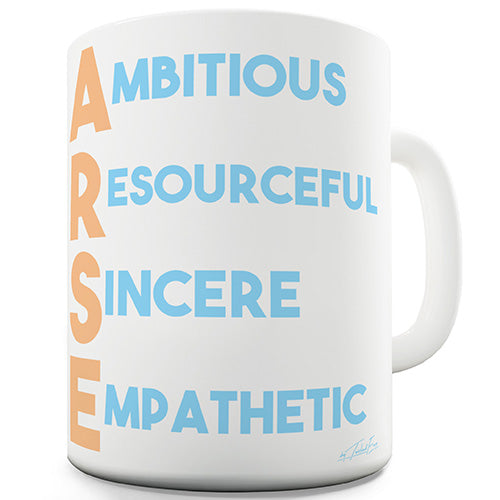 A-se Acrostic Poem Ceramic Mug