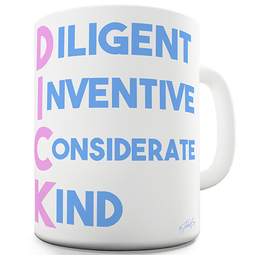 D-ck Acrostic Poem Novelty Mug