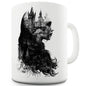 Beautiful Lady Castle Funny Mug