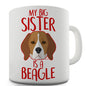 My Big Sister Is A Beagle Funny Mug