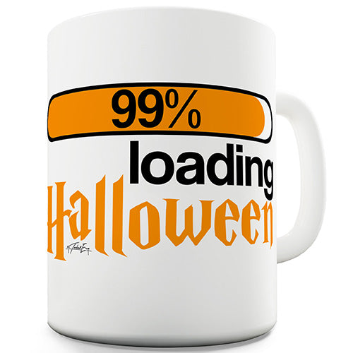 99% Loading Halloween Novelty Mug