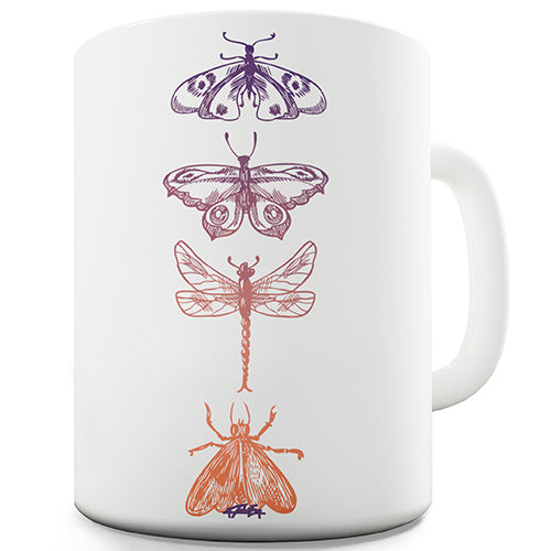 Gradient Insects Novelty Mug