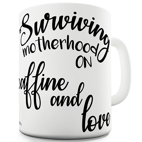 Surviving Motherhood Funny Mug