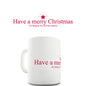 Not Too Merry Christmas Funny Mug