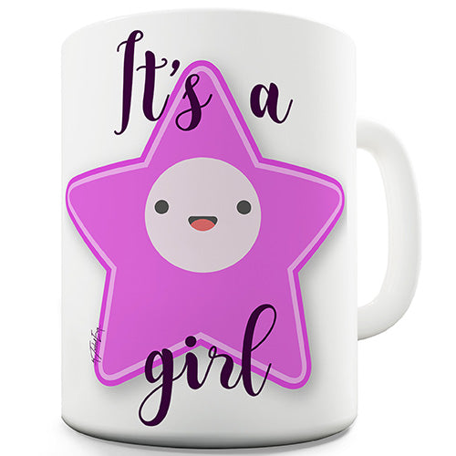 It's A Girl Star Ceramic Mug