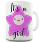 It's A Girl Star Ceramic Mug