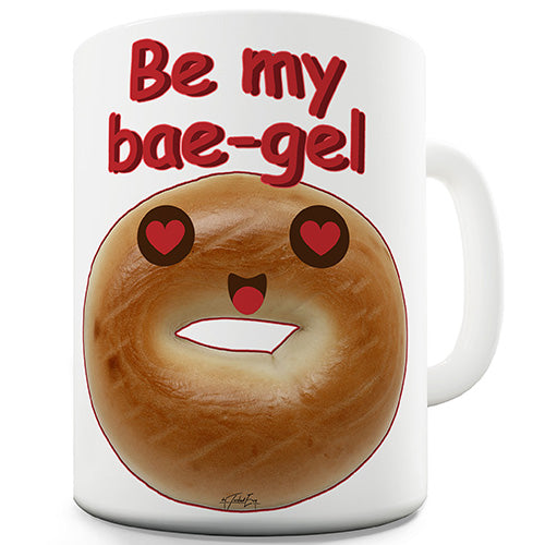 Be My Bae-gel Funny Mug