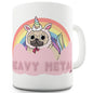 Heavy Metal Pug Funny Mug