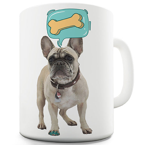 Frenchie Speech Bubble Novelty Mug