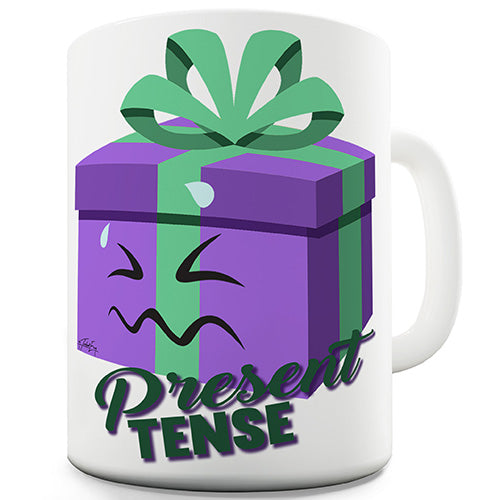 Present Tense Ceramic Mug