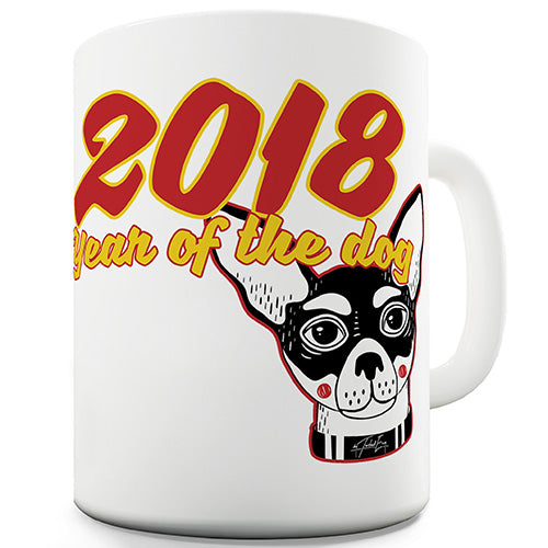 2018 Year Of The Dog Novelty Mug