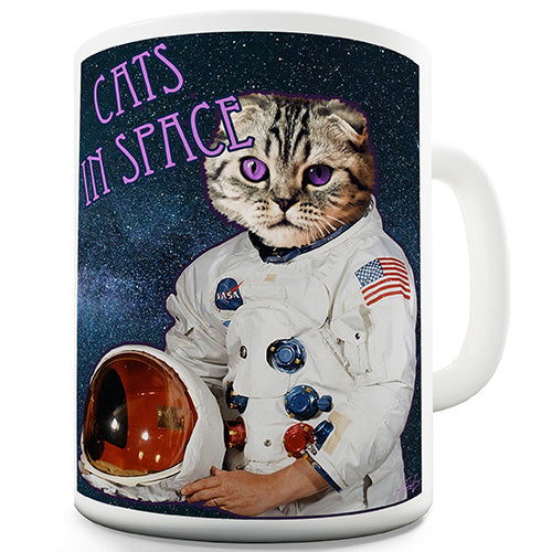 Cats In Space Funny Mug