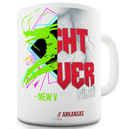 Neon Double Design Funny Mug