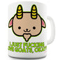 I F-cking Love Goats Novelty Mug