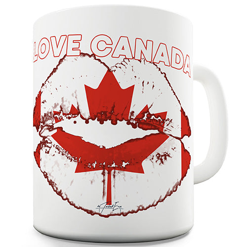 Love Canada Novelty Mug