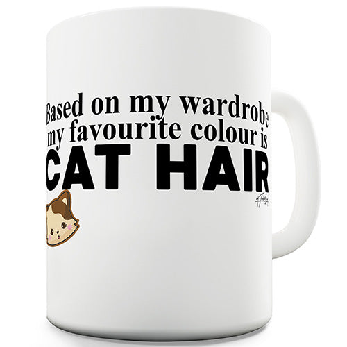 My Favourite Colour Is Cat Hair Funny Mug