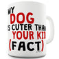 My Dog Is Cuter Than Your Kid Funny Mug