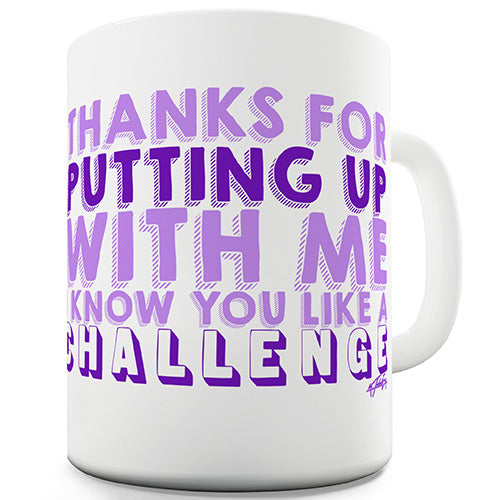 You Like A Challenge Funny Mug