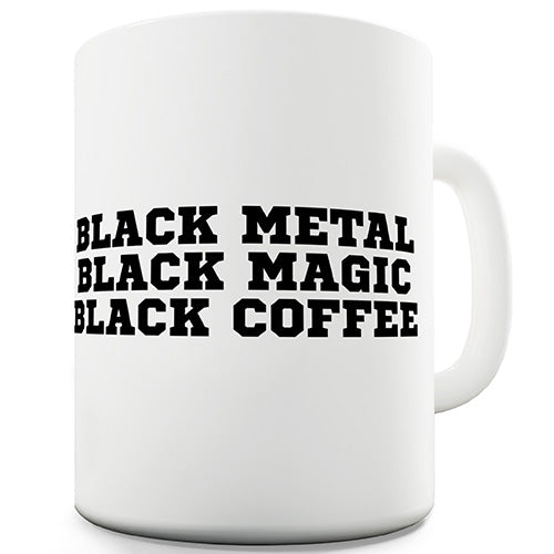 Black Metal Magic Coffee Ceramic Mug