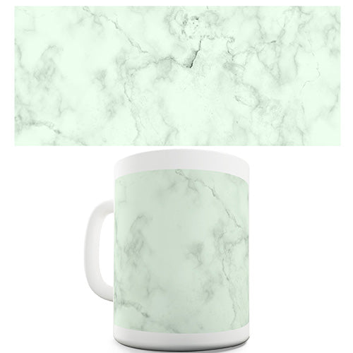 Mint Marble Pattern Funny Mug