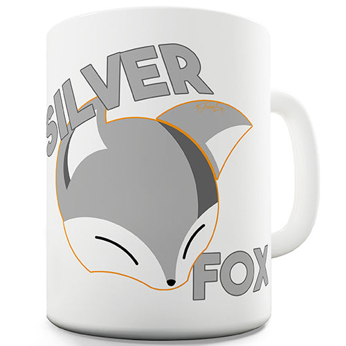 Silver Fox Funny Mug