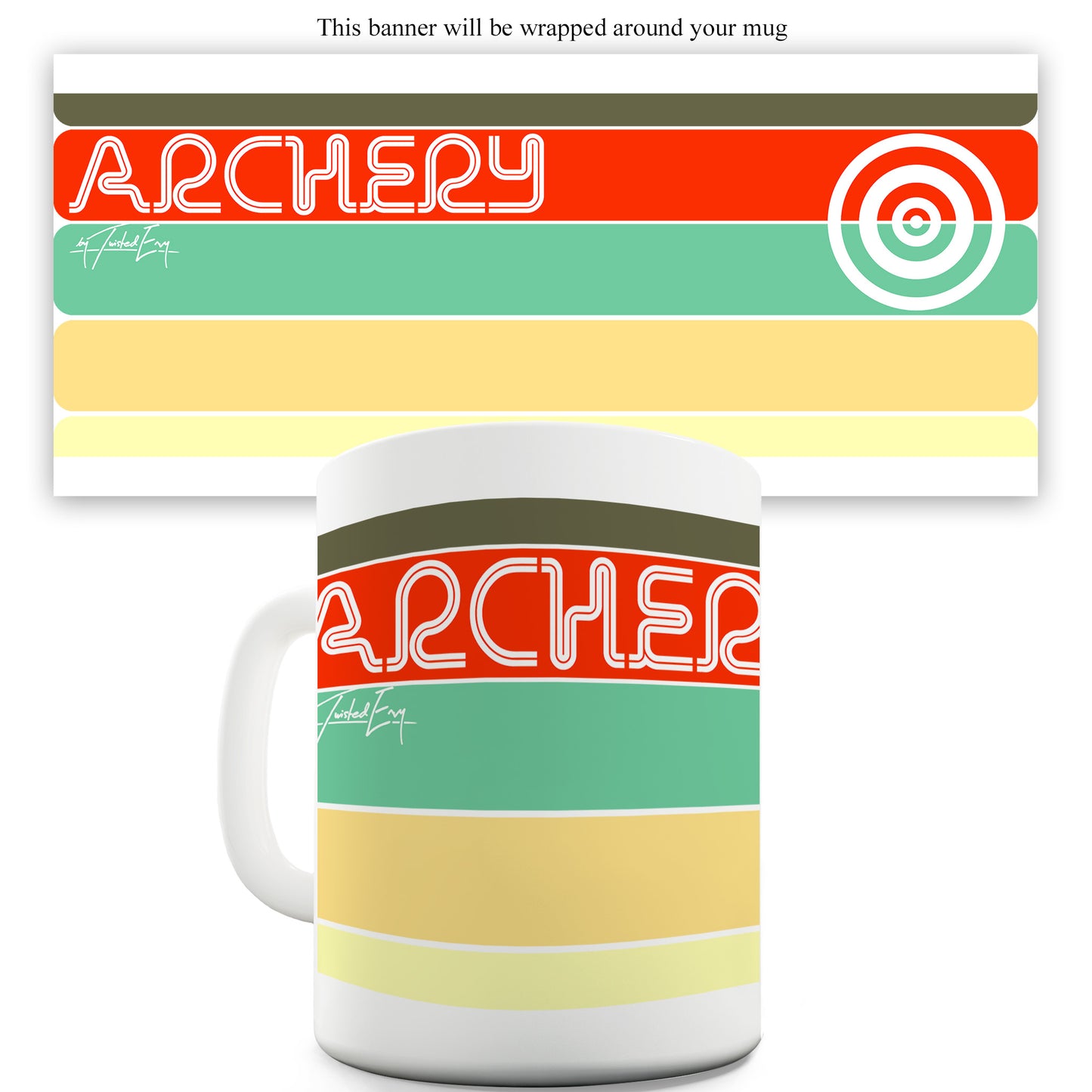 Retro Archery Funny Mugs For Women