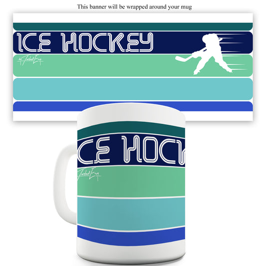 Retro Ice Hockey Ceramic Mug