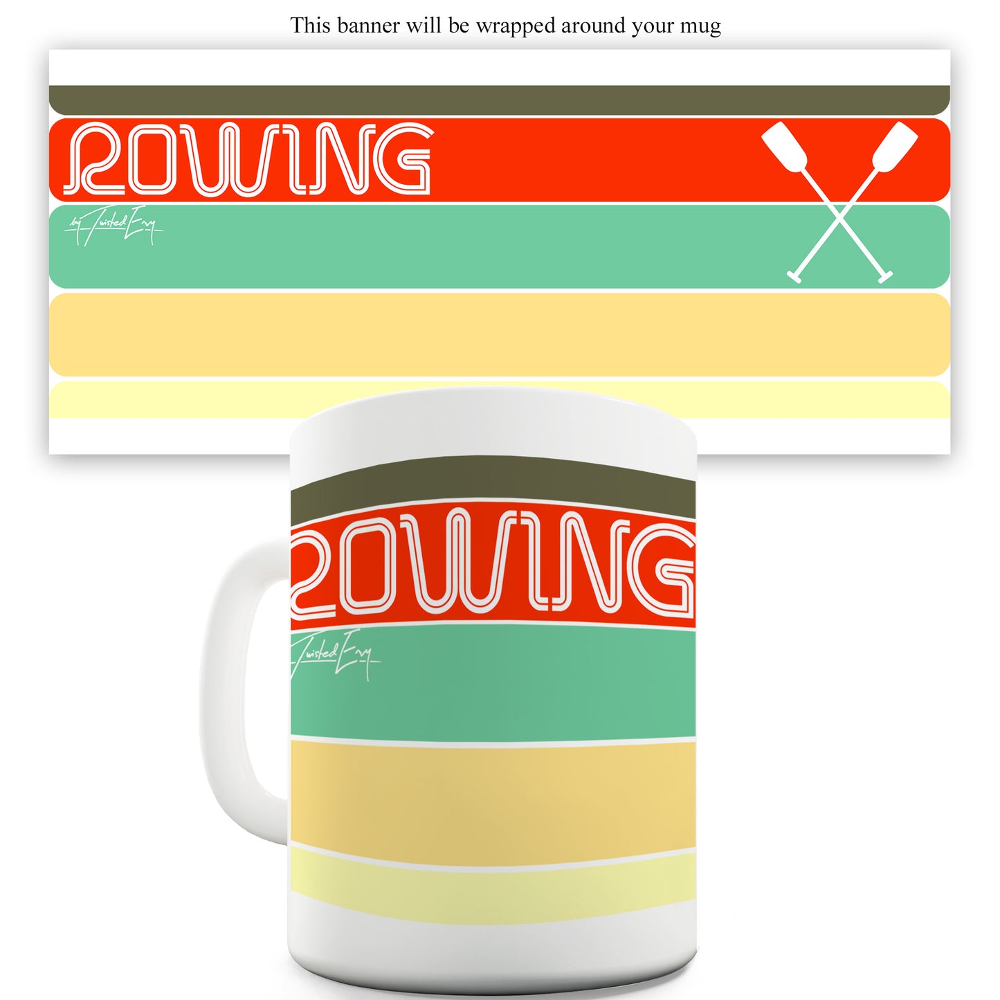 Retro Rowing Funny Office Secret Santa gift