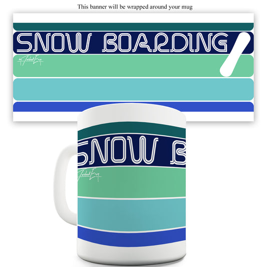 Retro Snow Boarding Funny Mugs For Dad