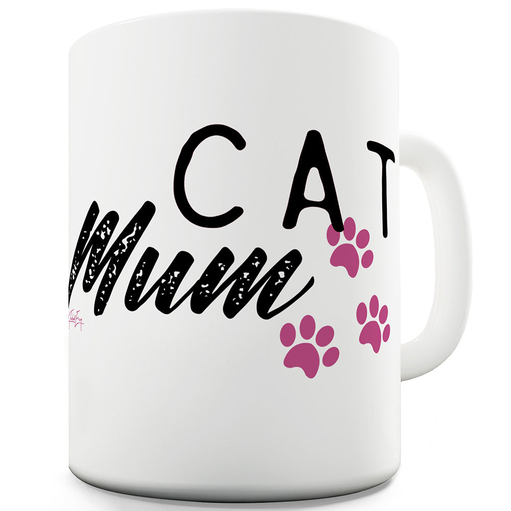 Cat Mum Paws Funny Mugs For Work