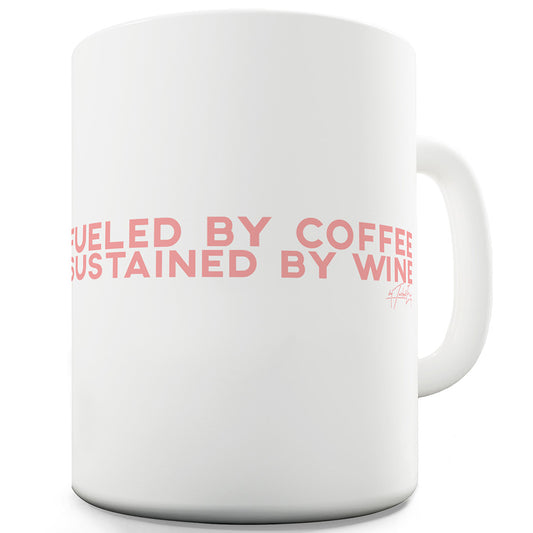 Sustained By Wine Funny Office Secret Santa gift