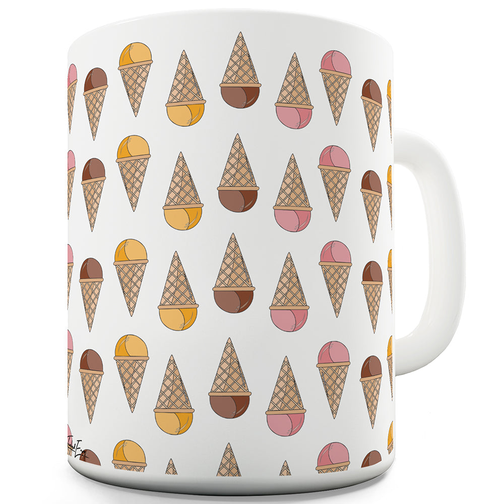 I Scream, You Scream For Frozen Yogurt Funny Coffee Mug